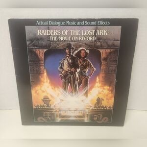 Raiders of the Lost Ark the Movie on Record LP Record 1981 & Magazine Clippings